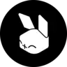 Rabbit logo - AI Assistants company
